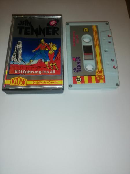 Jan Tenner Folge 12 Entführung ins All 5-fach Silber geschraubt Weiß mit Silbernen Aufkleber 4.27712 CD Kiosk
